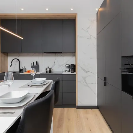 With Two Bedrooms, Balcony, Parking And Access To Sauna In By Renters Daire *