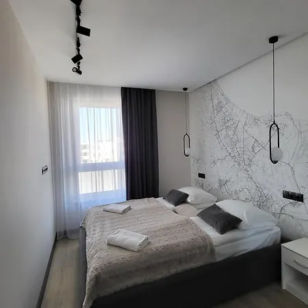 Daire With Two Bedrooms, Balcony, Parking And Access To Sauna In By Renters Gdansk