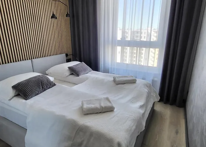 アパート With Two Bedrooms, Balcony, Parking And Access To Sauna In By Renters グダニスク